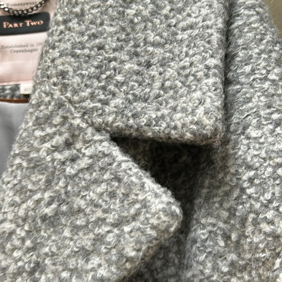 Part Two Three Button Grey / White Jacket Size 40 - Picture 5 of 16